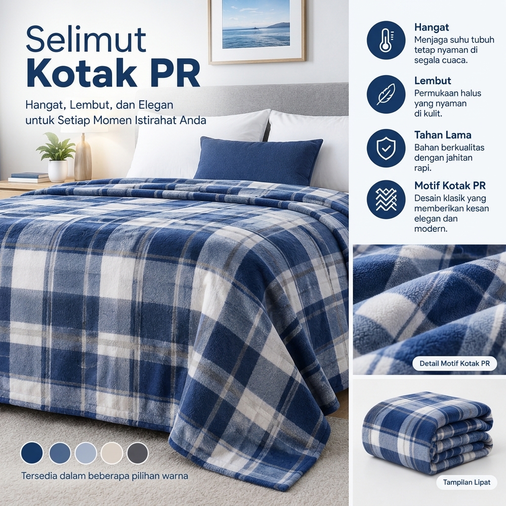 Foto produk Selimut Kotak PR